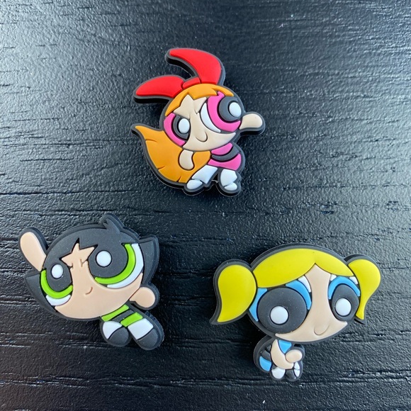 CROCS Accessories Brand New Crocs Charms The Powerpuff Girls Set Of